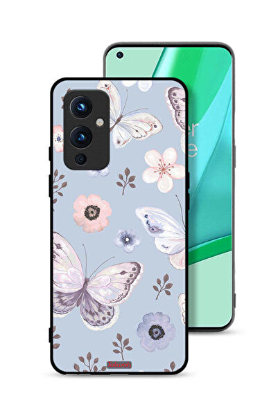 Tolwak غطاء حماية لهاتف OnePlus 9 5G بنقشة فراشات وزهور
