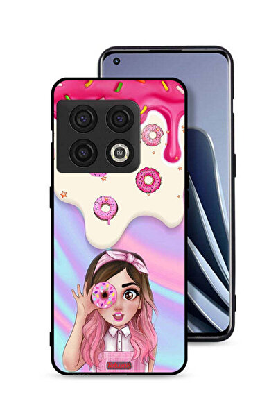 Tolwak غطاء حماية لهاتف OnePlus 10 Pro 5G يحمل صورة دونات