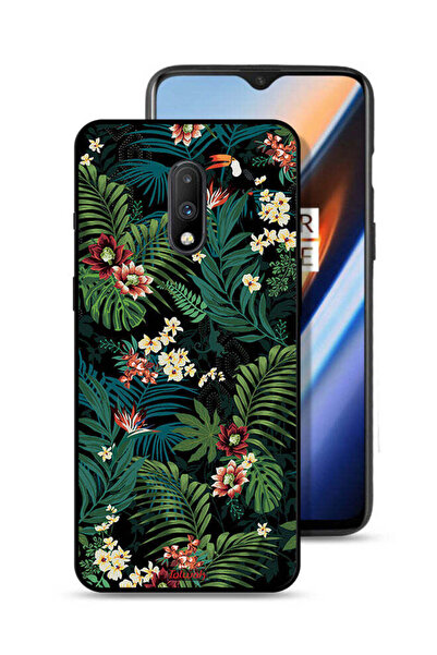 Tolwak غطاء حماية لهاتف OnePlus 7 بنقشة أوراق استوائية
