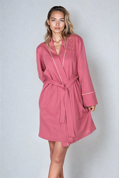 SCREENSHOT Kadın %50 Modal %50 Pamuk Sabahlık - Yumuşak Dokulu Ev Giyim Ürünü / Farklı Renk Seçenekleriyle