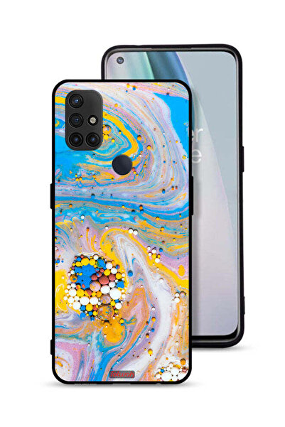 Tolwak غطاء حماية لهاتف OnePlus Nord N10 5G بأحجار كريمة ملونة تجريدية