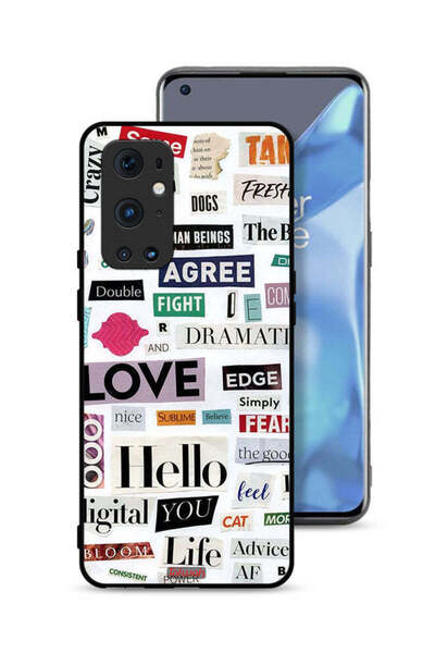 Tolwak غطاء حماية لهاتف OnePlus 9 Pro 5G مع ملصقات اقتباسات قصيرة