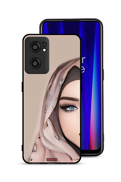 Tolwak OnePlus Nord CE 2 5G Protective Case Cover Half Face Girl Art