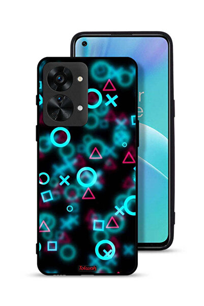 Tolwak غطاء حماية لهاتف OnePlus Nord 2T 5G برسومات أيقونات لعبة الحبار الصغيرة