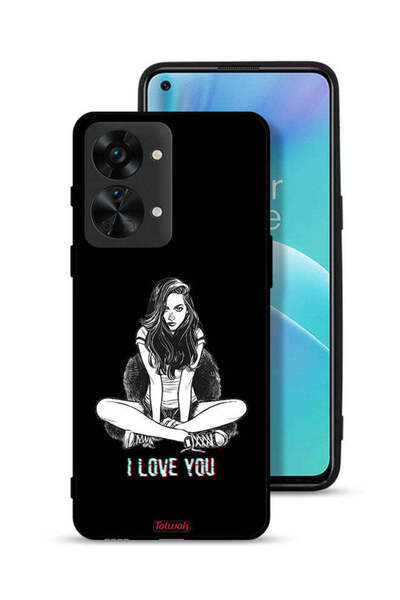 Tolwak OnePlus Nord 2T 5G Protective Case Cover I Love You Art