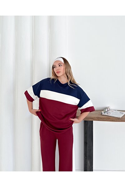 badibadii Women's Blouse Elastic Waist Trousers Modal Set 3089 60283231