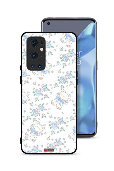 Tolwak غطاء حماية لهاتف OnePlus 9 Pro 5G مع دب تيدي لطيف وأيقونة زهور