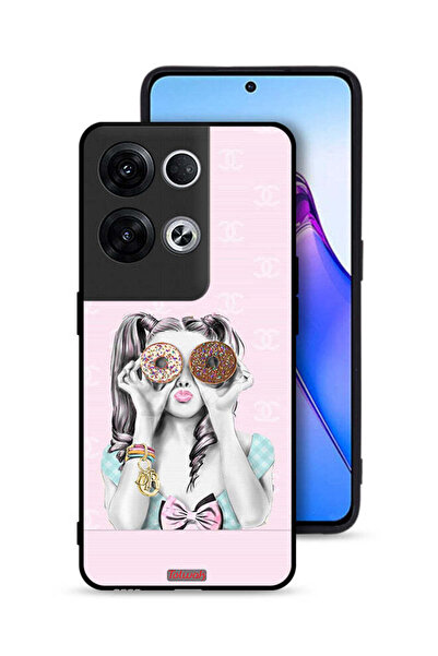 Tolwak غطاء حماية لهاتف Oppo Reno8 Pro Plus 5G يحمل قطعتين من الدونات