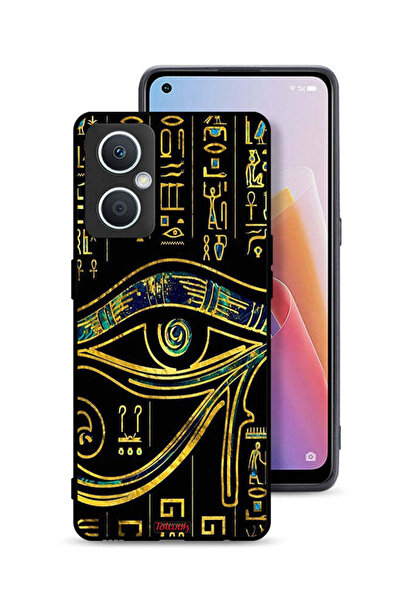 Tolwak جراب حماية لهاتف Oppo A96 5G (الصين) بتصميم عين فنية