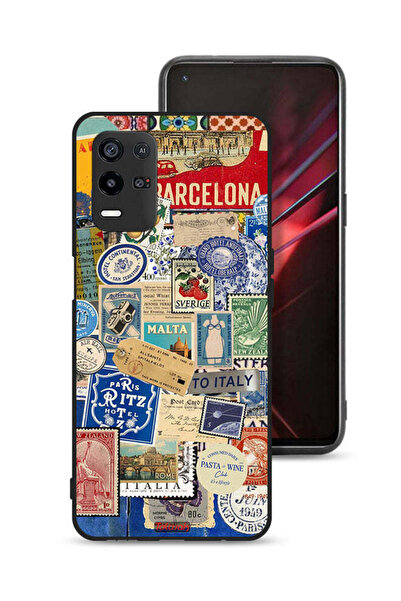 Tolwak Oppo K9x Protective Case Cover Stickers Of Different Cities