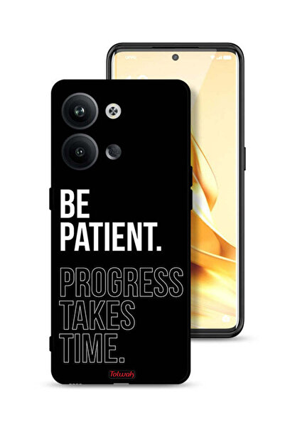 Tolwak غطاء حماية لهاتف Oppo Reno9 Pro 5G كن صبورًا فالتقدم يستغرق وقتًا