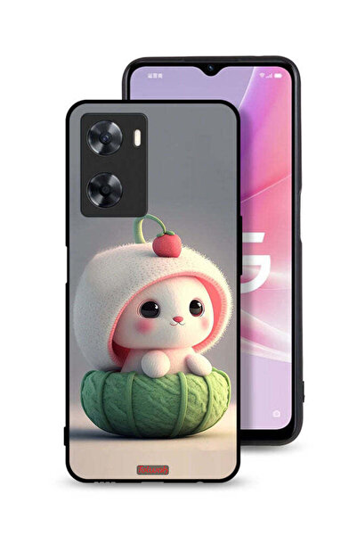 Tolwak غطاء حماية لهاتف Oppo A57s - أرنب صغير لطيف