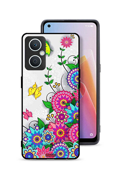 Tolwak غطاء حماية لهاتف Oppo A96 5G (الصين) بتصميم زهور ماندالا
