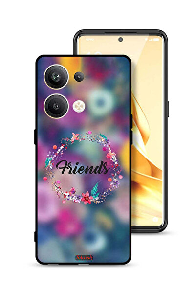 Tolwak غطاء حماية Oppo Reno9 Pro Plus 5G بتصميم خاتم أصدقاء الزهور