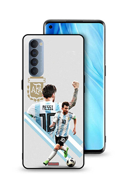 Tolwak غطاء حماية لهاتف Oppo Reno4 Pro 4G برسومات ليو ميسي