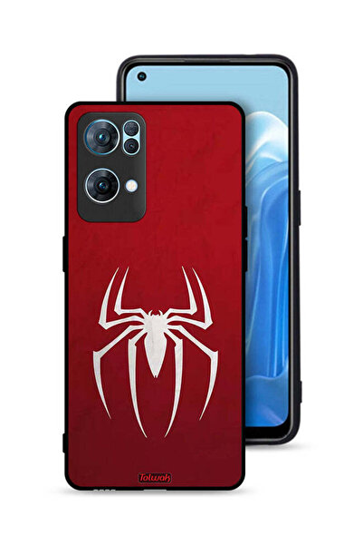 Tolwak Oppo Reno7 Pro 5G Protective Case Cover Spider Icon