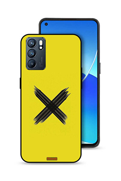 Tolwak غطاء حماية لهاتف Oppo Reno6 5G بنقشة X