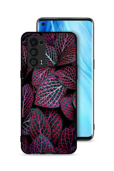 Tolwak غطاء حماية لهاتف Oppo Reno6 Pro Plus 5G بنقشة أوراق سالجا