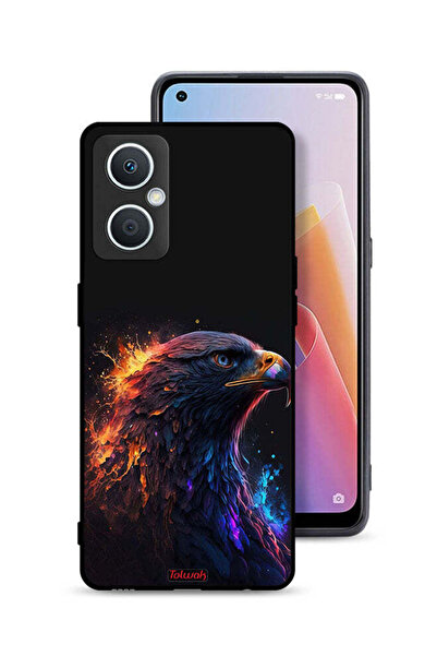 Tolwak غطاء حماية لهاتف Oppo A96 5G (الصين) بنقشة النسر