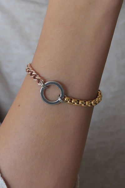 modalem Steel Mix Color Women's Bracelet