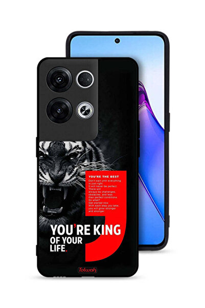 Tolwak غطاء حماية لهاتف Oppo Reno8 Pro Plus 5G أنت ملك حياتك