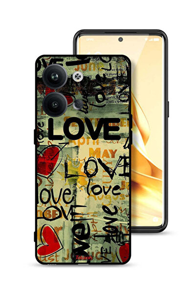 Tolwak غطاء حماية لهاتف Oppo Reno9 Pro 5G - علامات حب