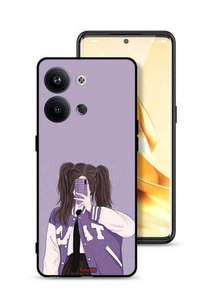 Tolwak غطاء حماية لهاتف Oppo Reno9 5G لالتقاط صور سيلفي