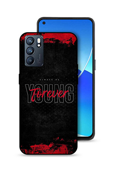 Tolwak Oppo Reno6 5G Protective Case Cover Forever Young