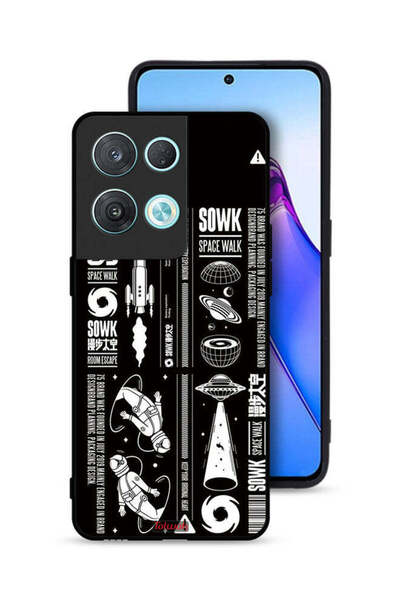 Tolwak Oppo Reno8 Pro 5G Protective Case Cover Sowk Space Walk Sticker