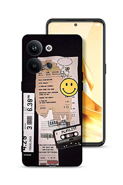 Tolwak غطاء حماية لهاتف Oppo Reno9 5G مع ملصق قائمة تشغيل