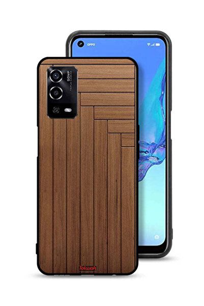 Tolwak غطاء حماية لهاتف Oppo A55 4G بنمط باب