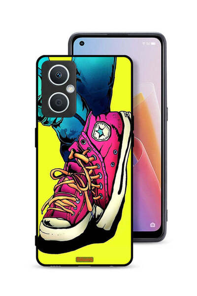 Tolwak جراب حماية Oppo A96 5G (الصين) بتصميم حذاء قماشي