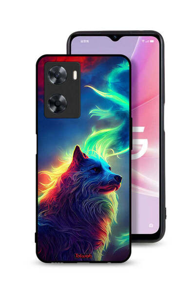 Tolwak غطاء حماية لهاتف Oppo A57s - ذئب