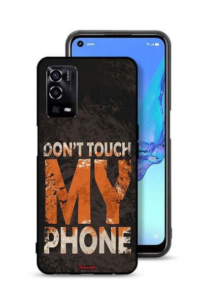 Tolwak Oppo A55 4G Protective Case Cover Do Not Touch My Phone