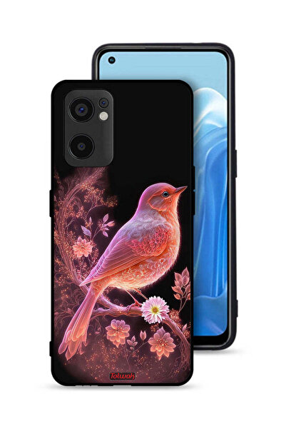 Tolwak غطاء حماية لهاتف Oppo Reno7 SE 5G برسومات طيور لطيفة