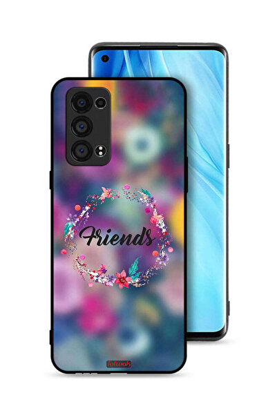 Tolwak غطاء حماية Oppo Reno6 Pro Plus 5G بتصميم خاتم أصدقاء الزهور