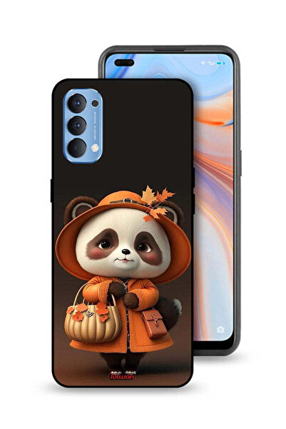 Tolwak غطاء حماية لهاتف Oppo Reno4 4G بتصميم سيدة الباندا اللطيفة
