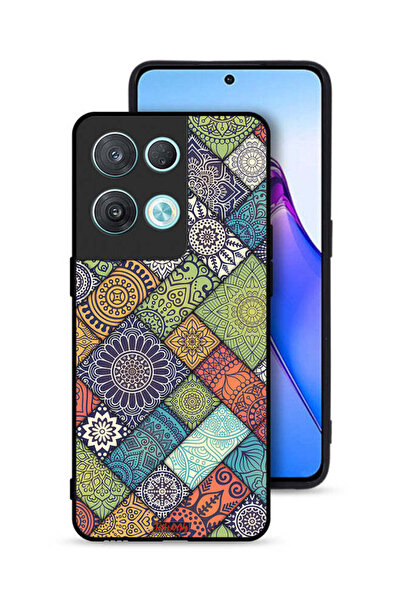Tolwak غطاء حماية لهاتف Oppo Reno8 Pro 5G بنمط ماندالا