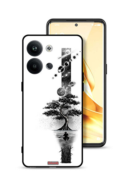 Tolwak Oppo Reno9 Pro 5G Protective Case Cover Earth Space Art