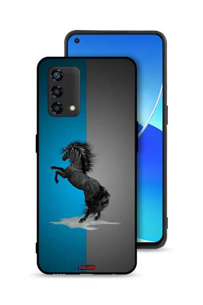 Tolwak غطاء حماية لهاتف Oppo Reno6 Lite - رسمة حصان