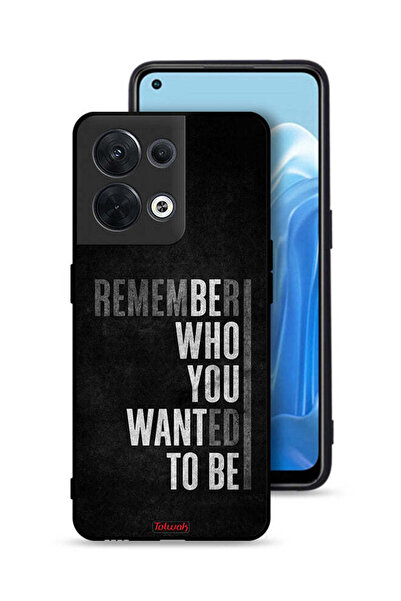 Tolwak غطاء حماية لهاتف Oppo Reno8 5G تذكر من أردت أن تكون