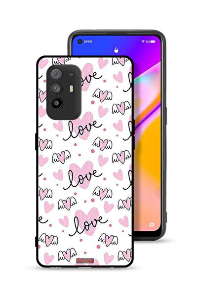 Tolwak غطاء حماية لهاتف Oppo F19 Pro Plus 5G بنمط فني بنقشة حب وقلب