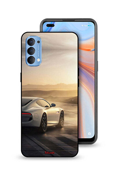 Tolwak Oppo Reno4 4G Protective Case Cover Car