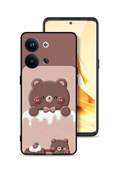 Tolwak غطاء حماية لهاتف Oppo Reno9 5G - دب الفراولة