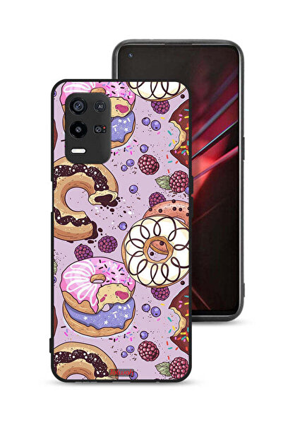 Tolwak غطاء حماية لهاتف Oppo K9x برسومات دونات فنية