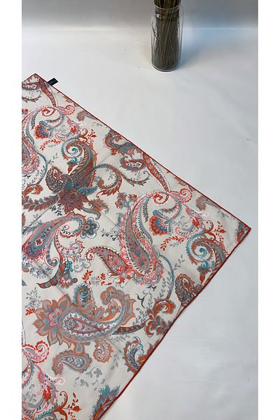Onur Scarf - Natural Organic Scarf Shawl Ethnic Pattern Pastel Colors Comfortable Use Quality Scarf