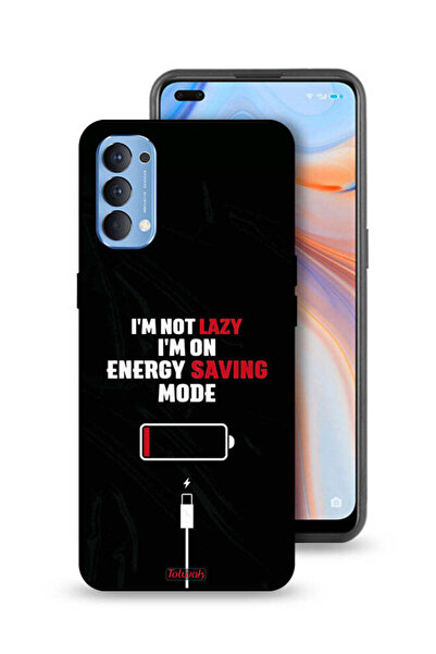 Tolwak غطاء حماية لهاتف Oppo Reno4 4G أنا لست كسولاً، أنا في وضع توفير الطاقة