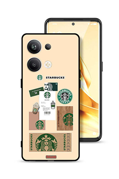 Tolwak غطاء حماية لهاتف Oppo Reno9 Pro Plus 5G - ملصق قهوة