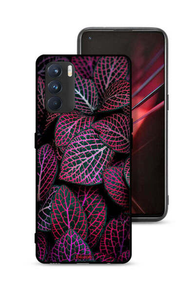 Tolwak غطاء حماية لهاتف Oppo K9 Pro بنقشة أوراق سالجا