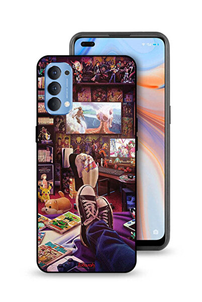 Tolwak غطاء حماية لهاتف Oppo Reno4 4G - منطقة كوميدية